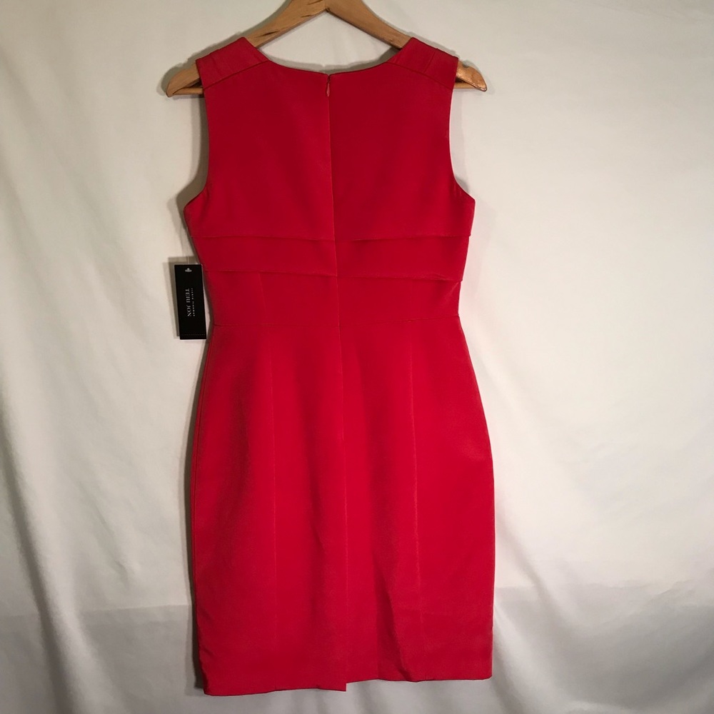 Teri Jon by Ricki Freeman Silk Blend Sheath Dress - Picture 3 of 8